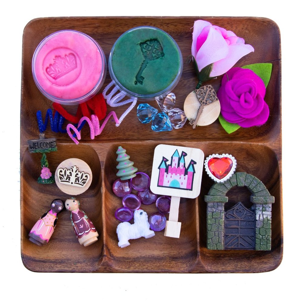 Princess Sensory Kit | Wood Toys | Kids | Toys | Montessori | Play Dough Kit